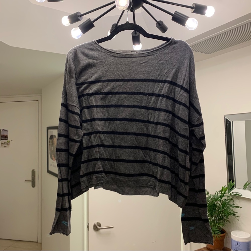 Vince Striped long Sleeve Sweater